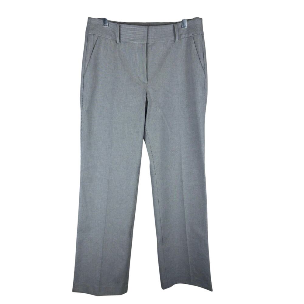 NWOT Talbots Newport Blue and White Pinstripe Wide Leg Pants Size 6